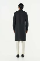 Classic Torrent Kurta - Black view 4