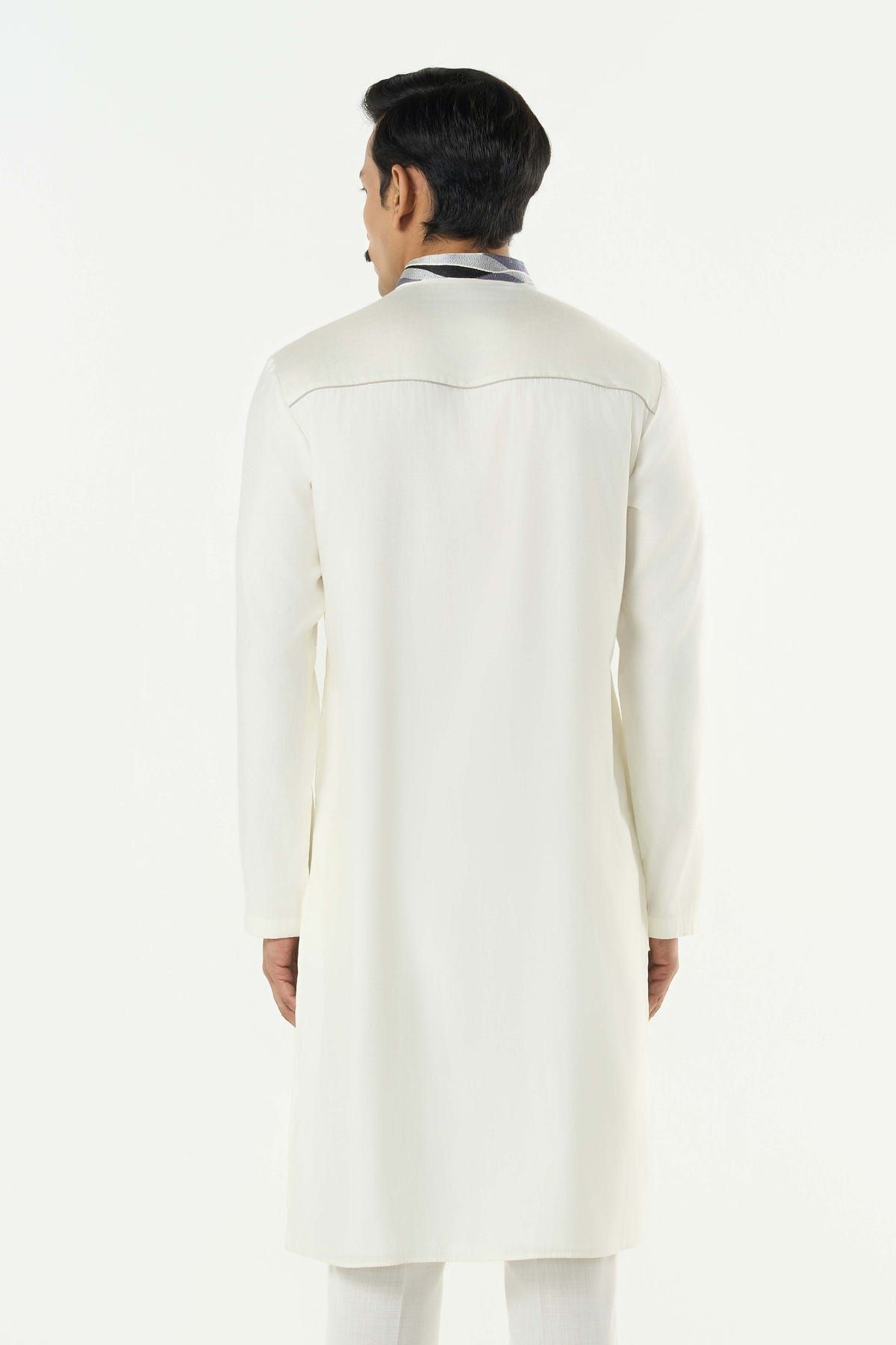 The Abstract Kurta - Ivory - image 2
