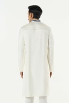 The Abstract Kurta - Ivory view 2