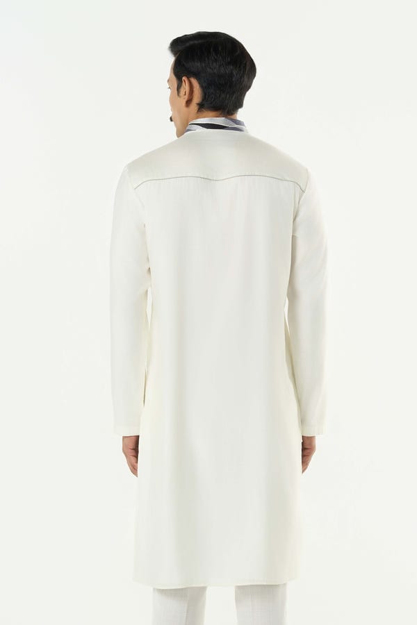 Line out Line — The Abstract Kurta - Ivory