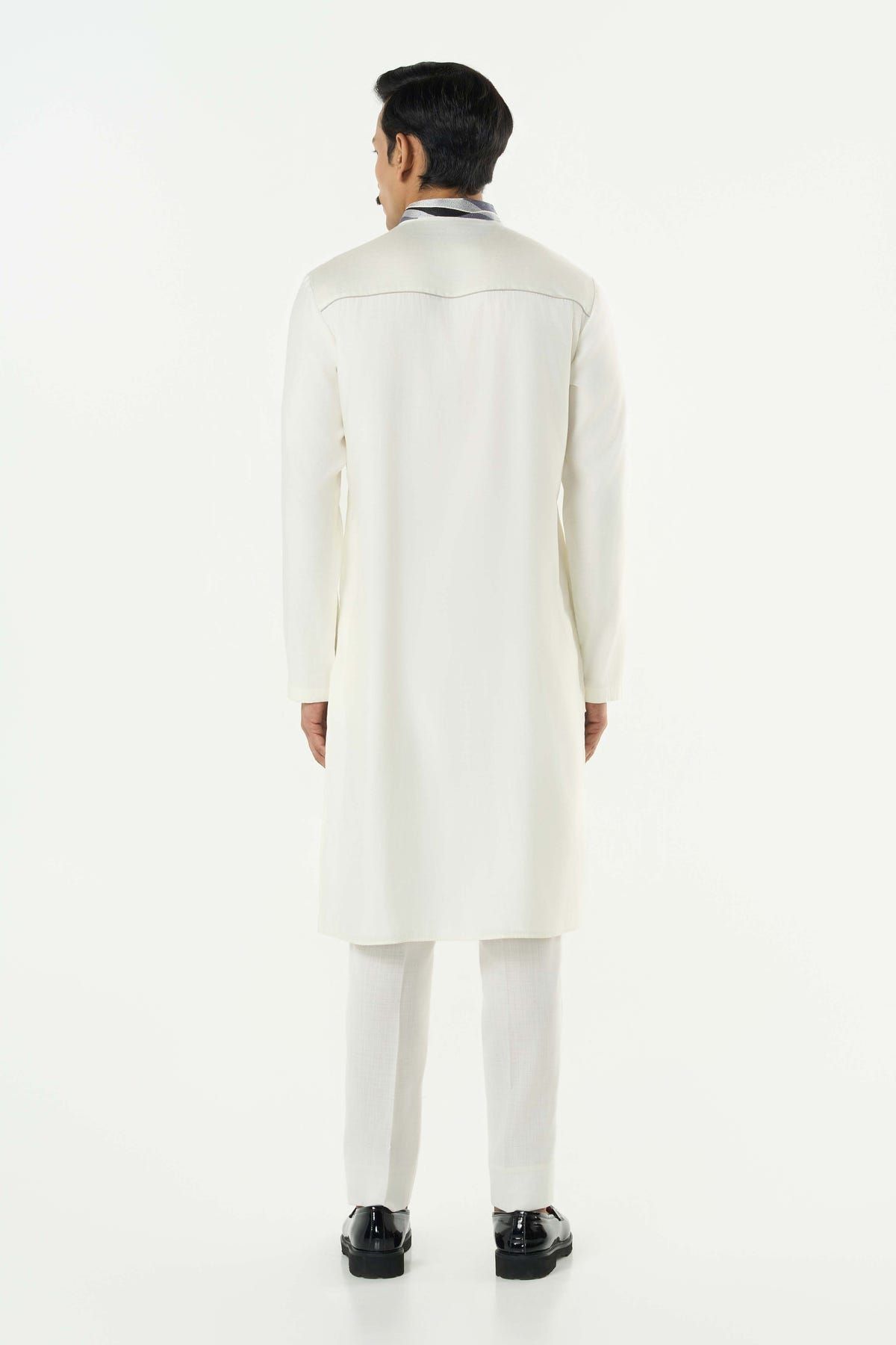 The Abstract Kurta - Ivory - image 4