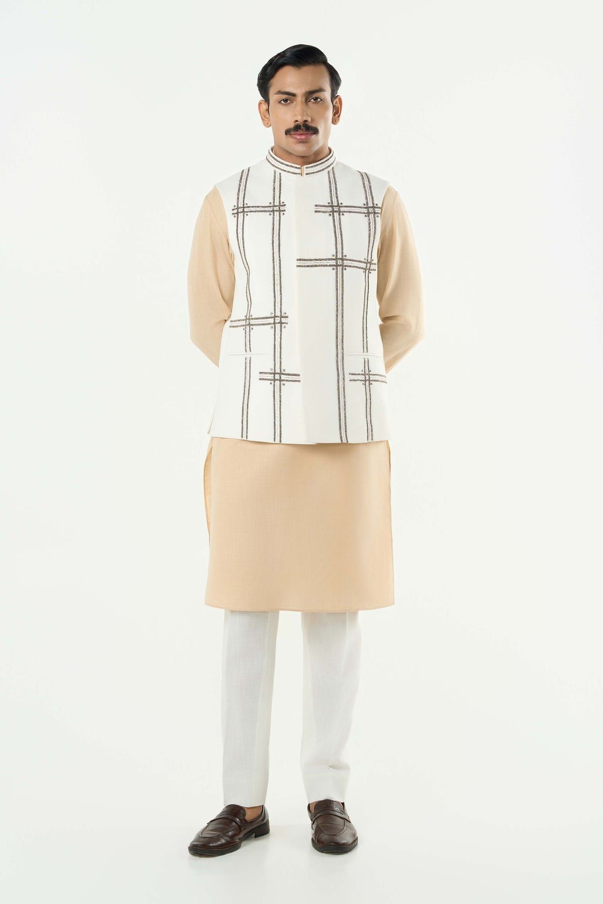 Beam Bandi Jacket Set - Off White - image 1