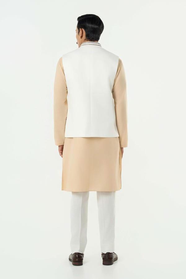 Line out Line — Beam Bandi Jacket Set - Off White
