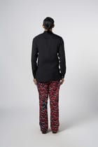 Pussy Bow Shirt Black view 4