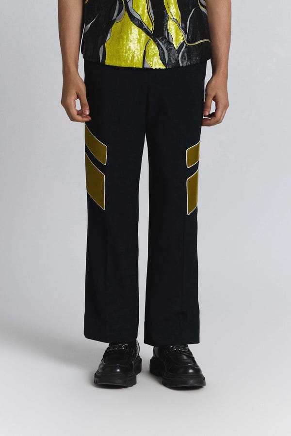 Line out Line — Chevron Pavilion Patch Pants