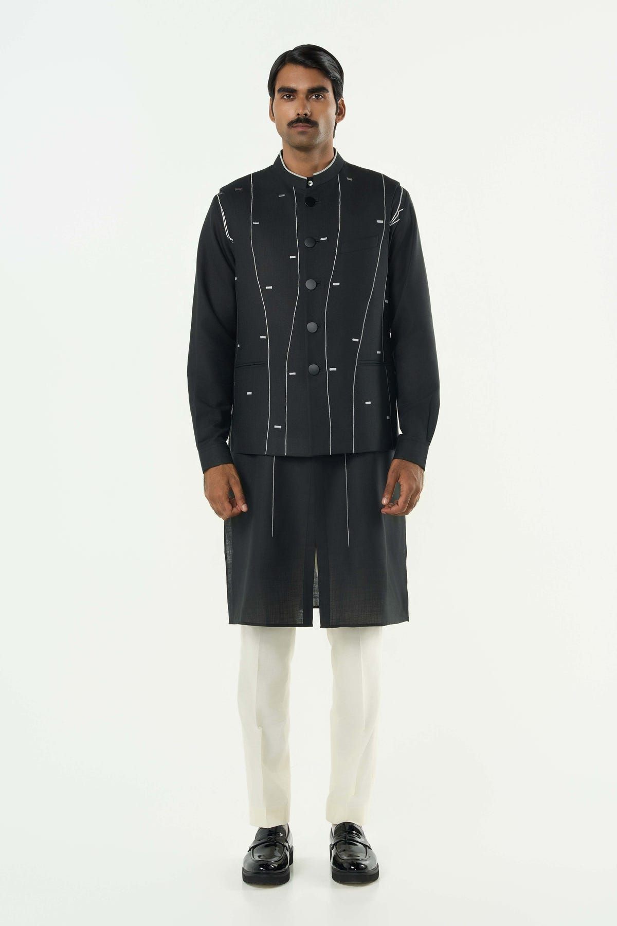 Warp Line Bandi Jacket - Black - image 3