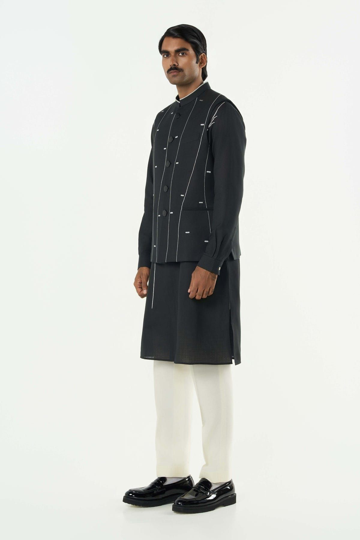 Warp Line Bandi Jacket - Black - image 5