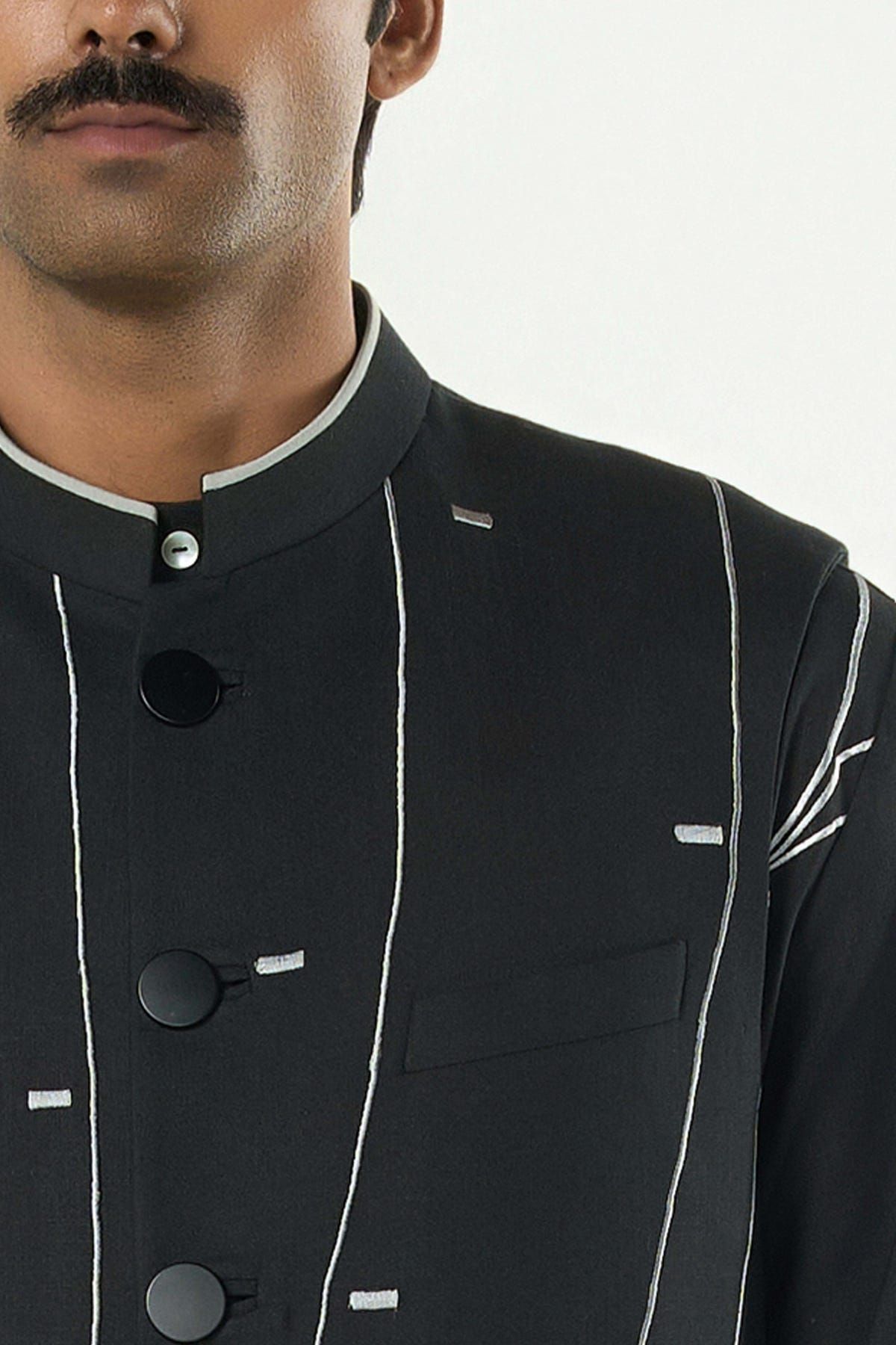 Warp Line Bandi Jacket - Black - image 6