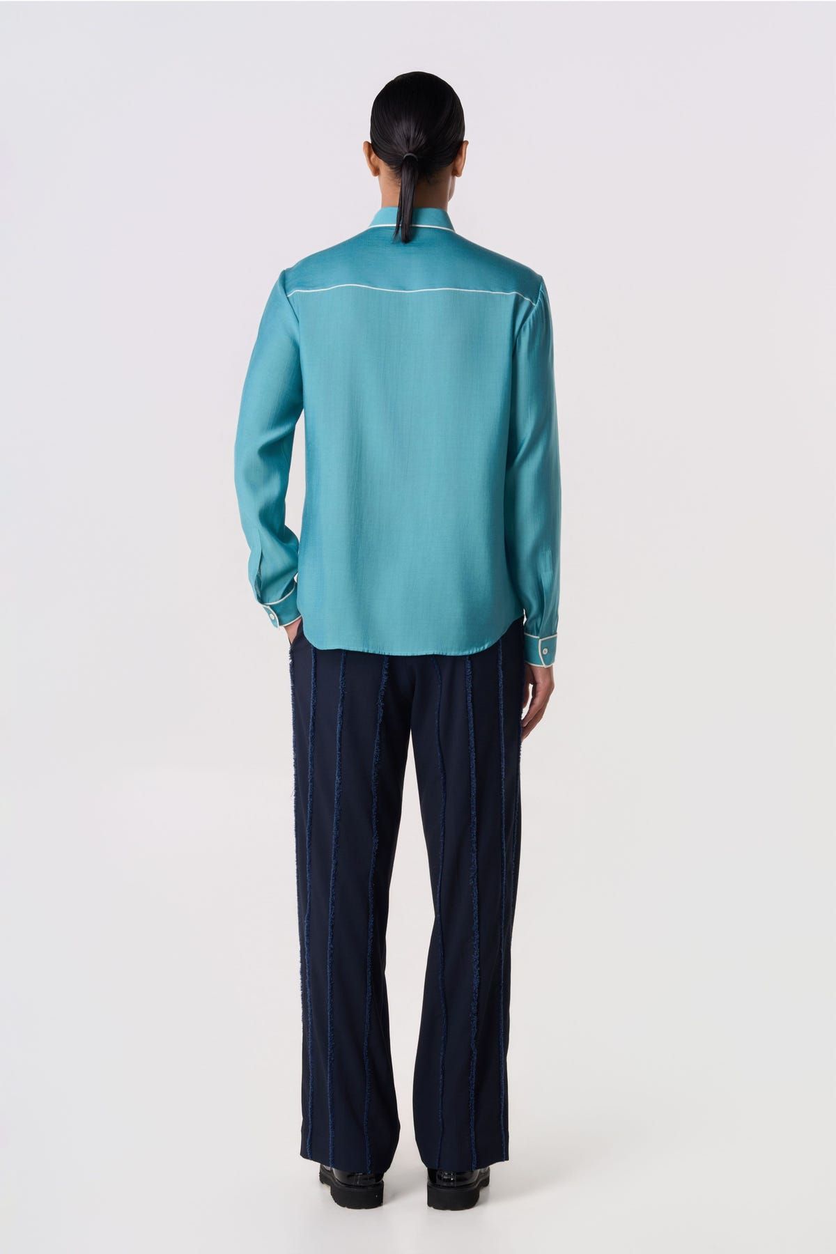 Draft Line Piping Shirt - image 3