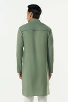 Classic Torrent Kurta - Sage Green view 2