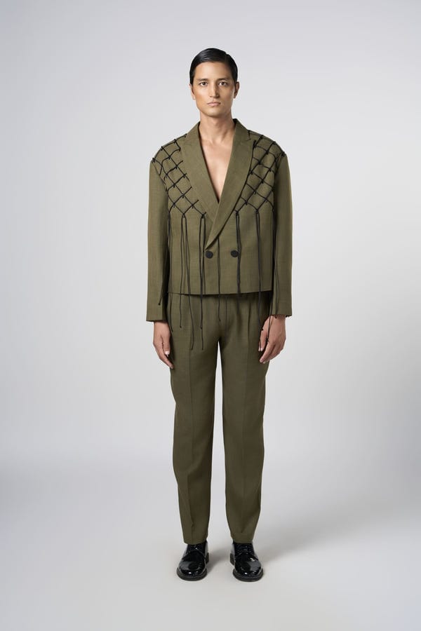 Line out Line — Wire Fenced Crop Blazer