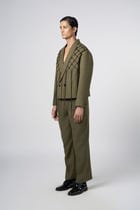 Wire Fenced Crop Blazer view 3