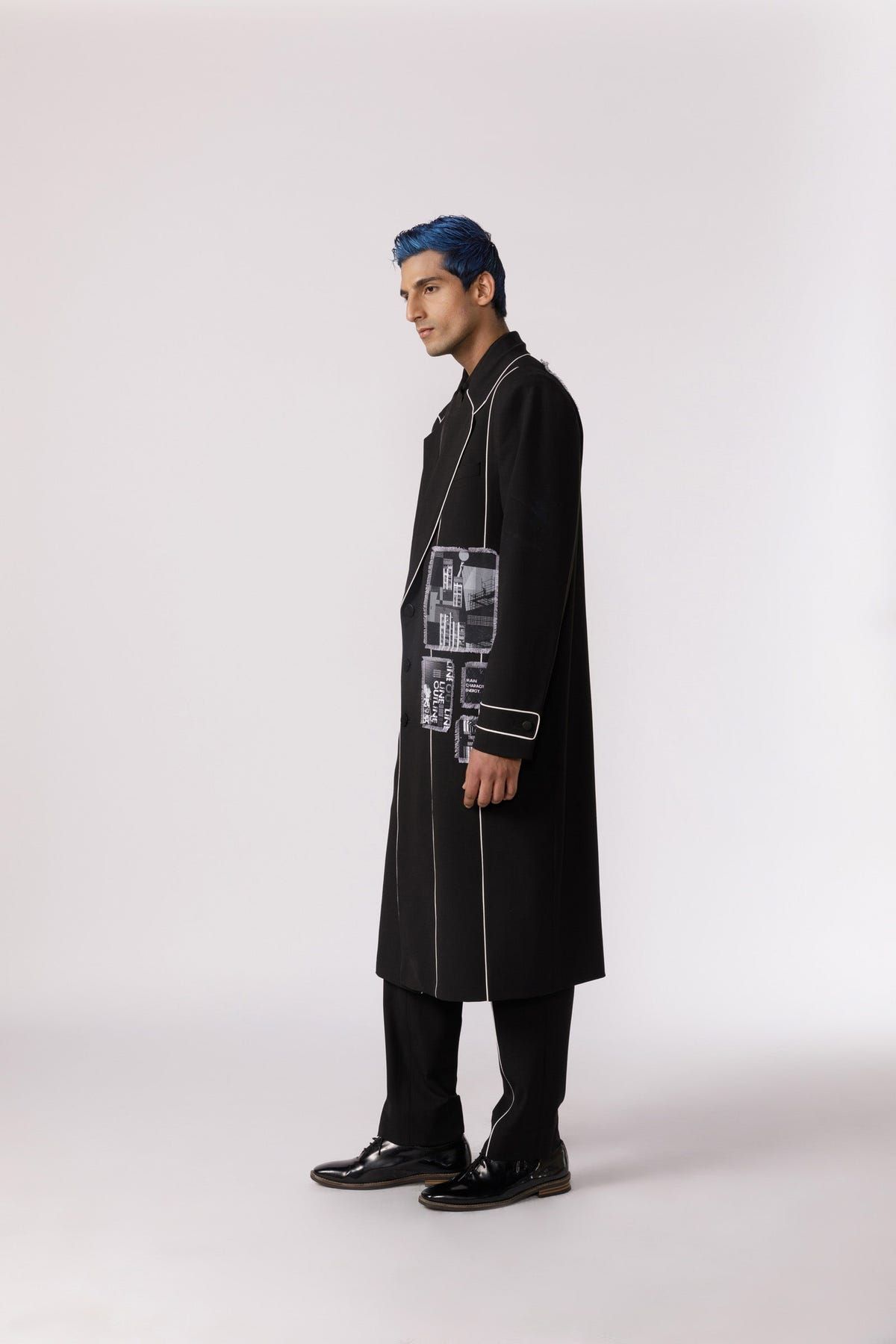 Streamlined patchwork trench - image 3