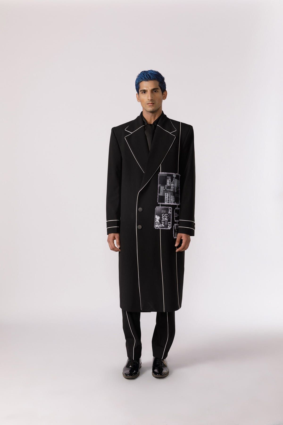 Streamlined patchwork trench - image 4