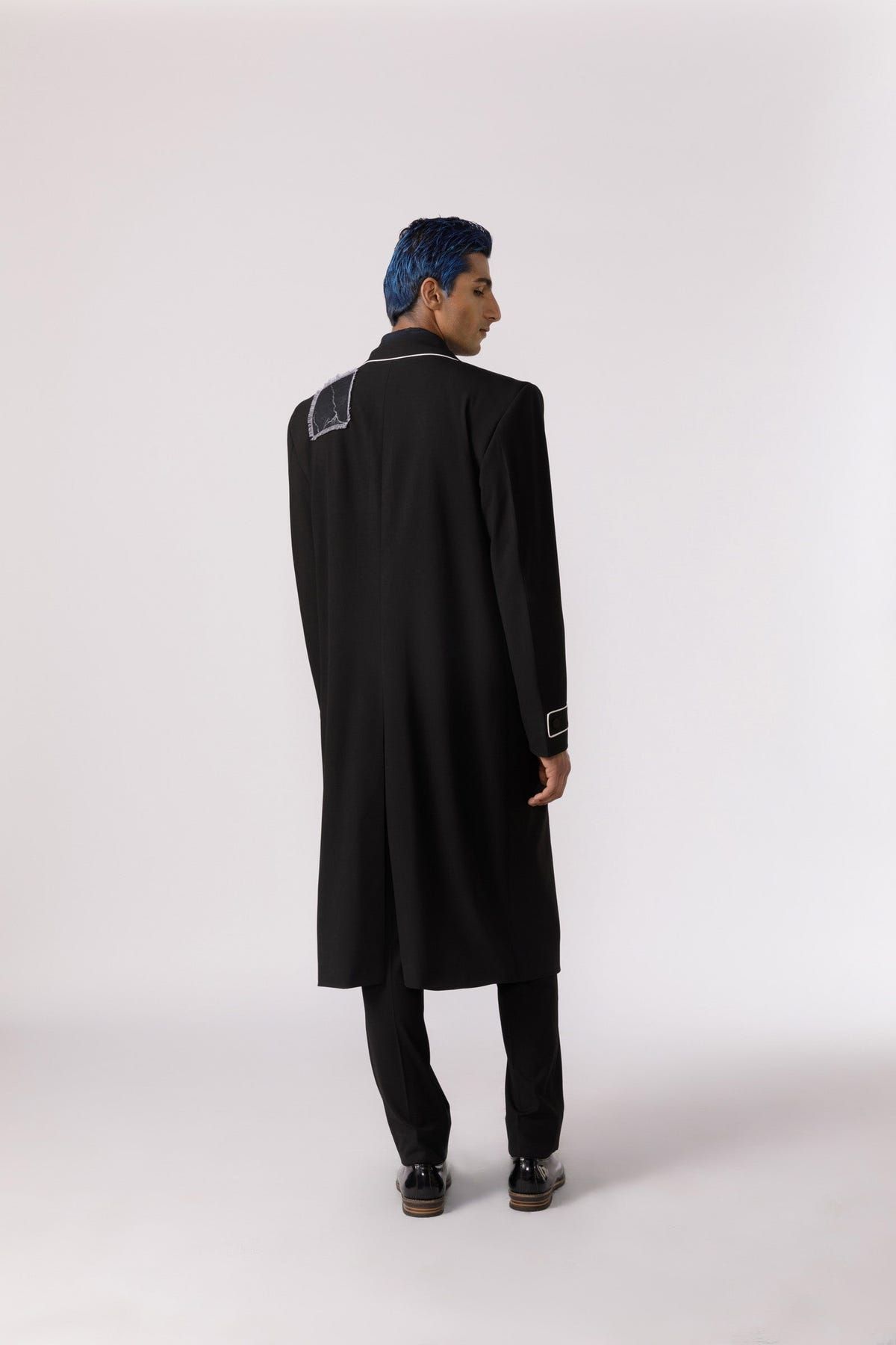 Streamlined patchwork trench - image 5