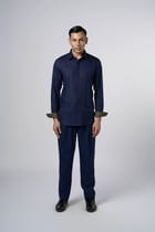 Navy Blue Contrast Stitch  Shirt view 4