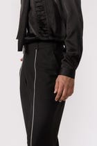 Contrast piping pants view 2