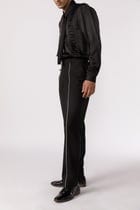 Contrast piping pants view 3
