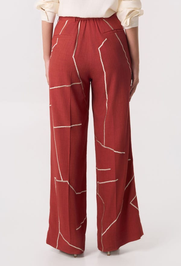 Line out Line — Gridbreak Trousers