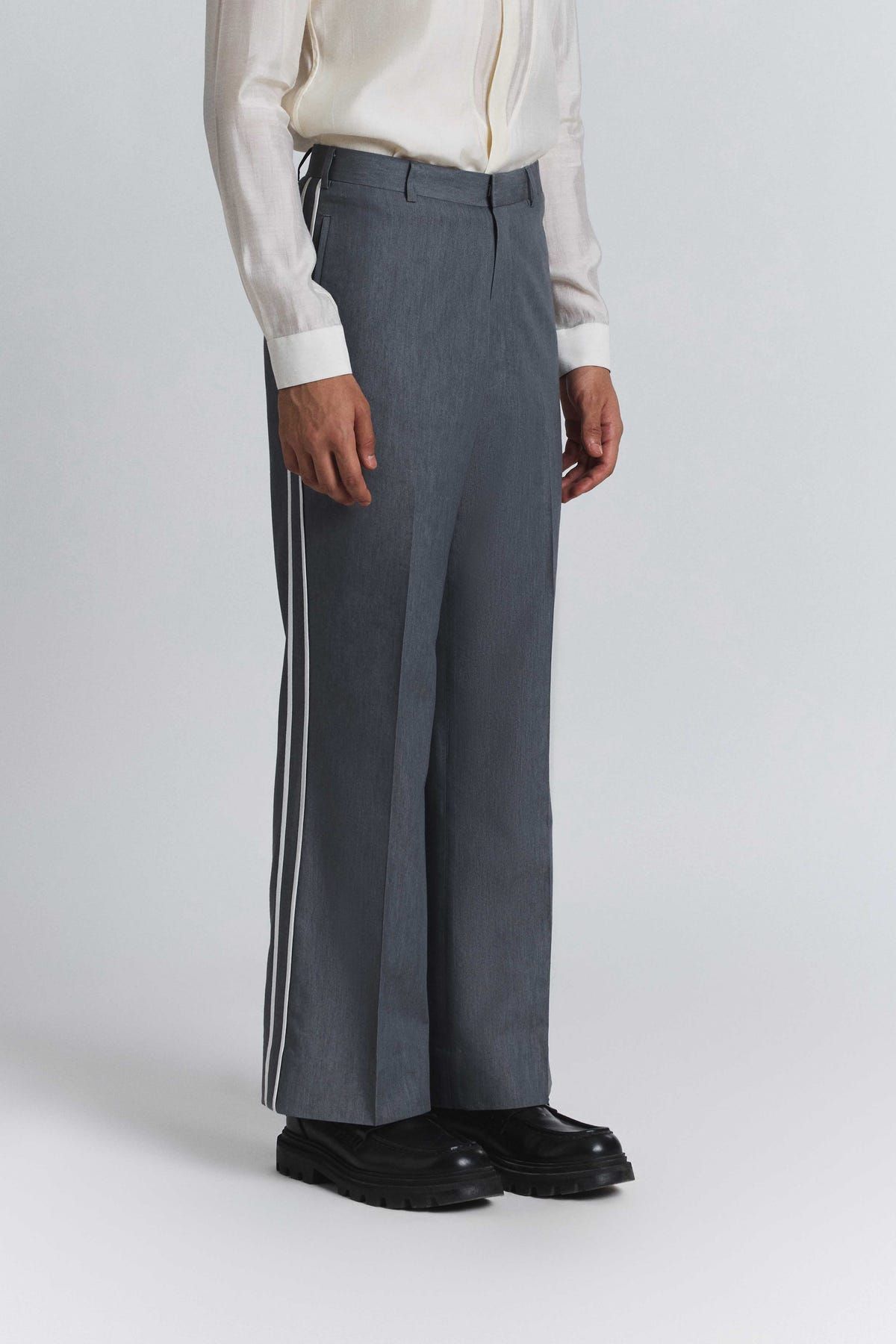 Geofaceted Piping Pants - image 3