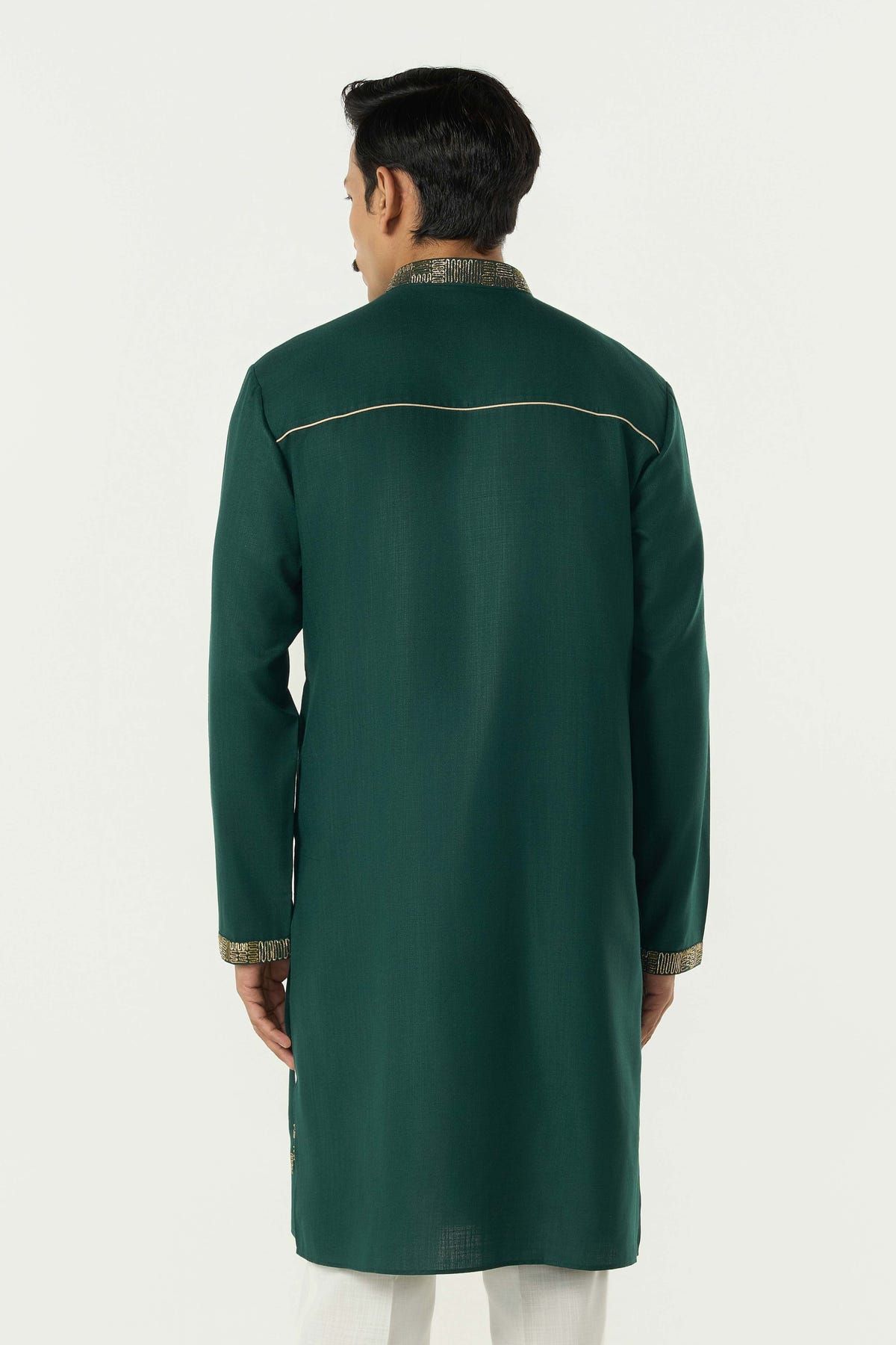 Alluro Kurta - Bottle Green - image 2