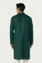 Alluro Kurta - Bottle Green view 2