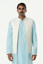 Grill Grid Bandi Jacket - Off White view 1