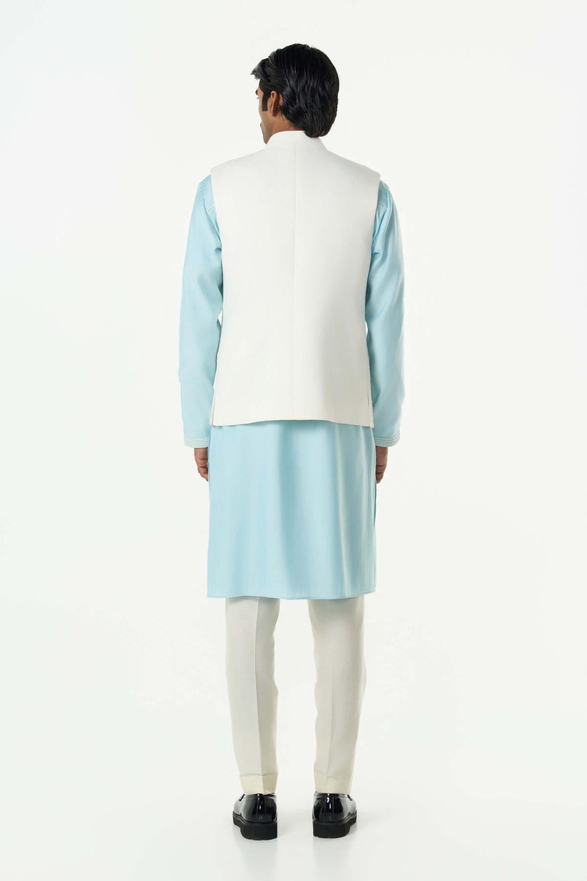 Grill Grid Bandi Jacket - Off White - image 4