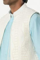 Grill Grid Bandi Jacket - Off White view 6