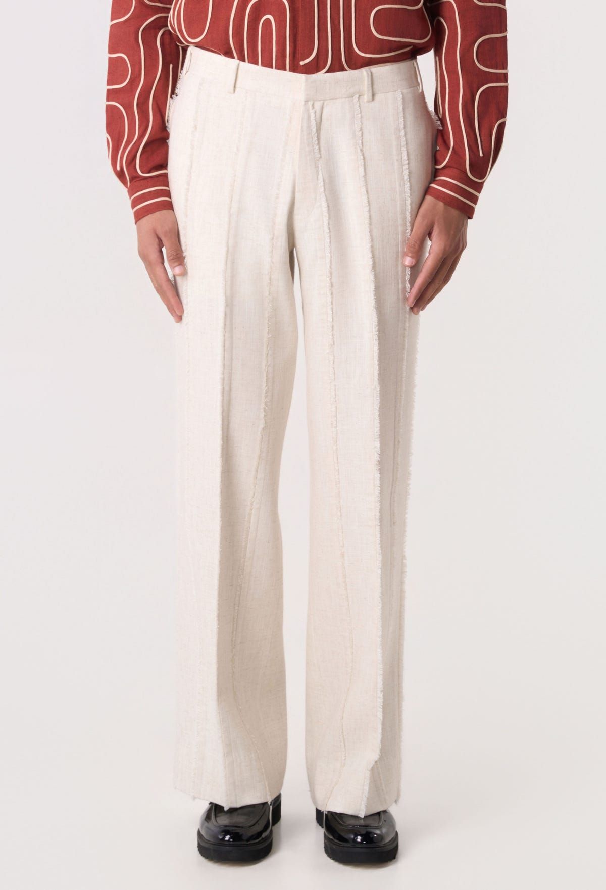 Rift Panel Trousers Off White - image 1