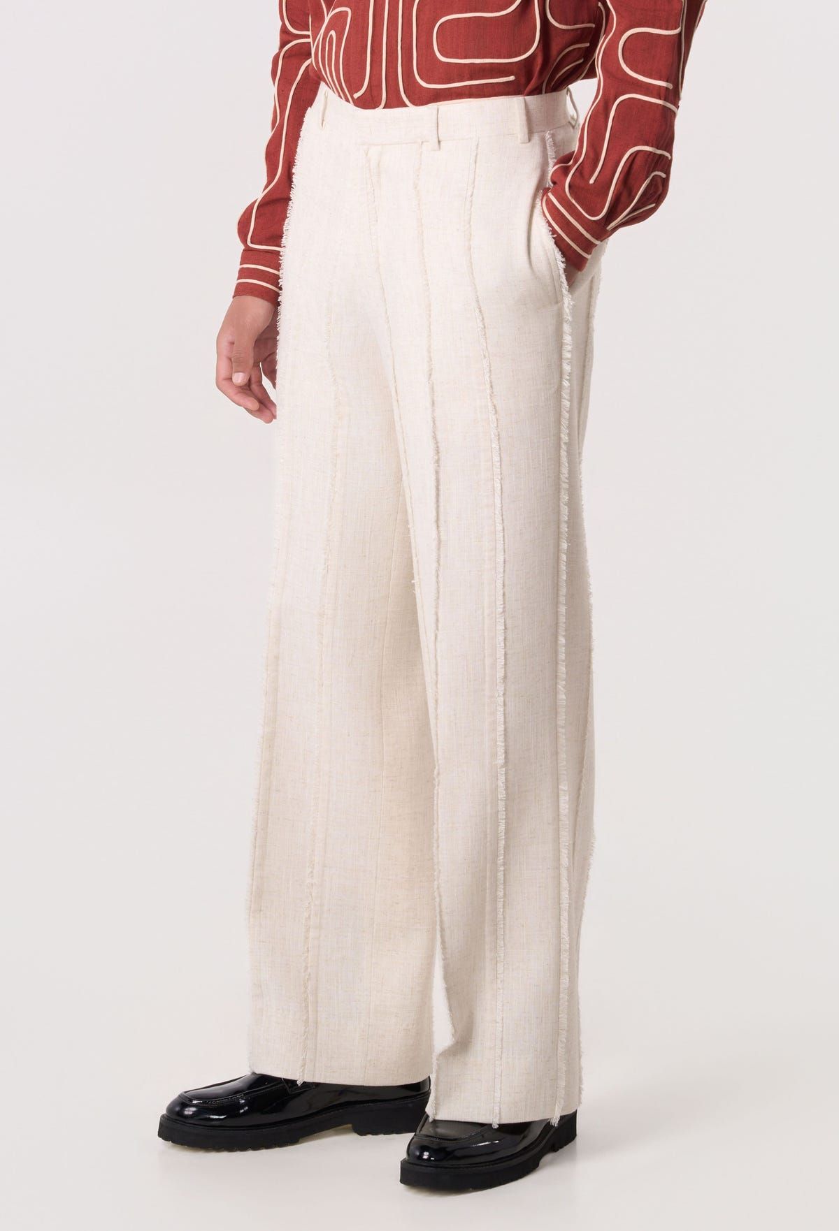 Rift Panel Trousers Off White - image 3