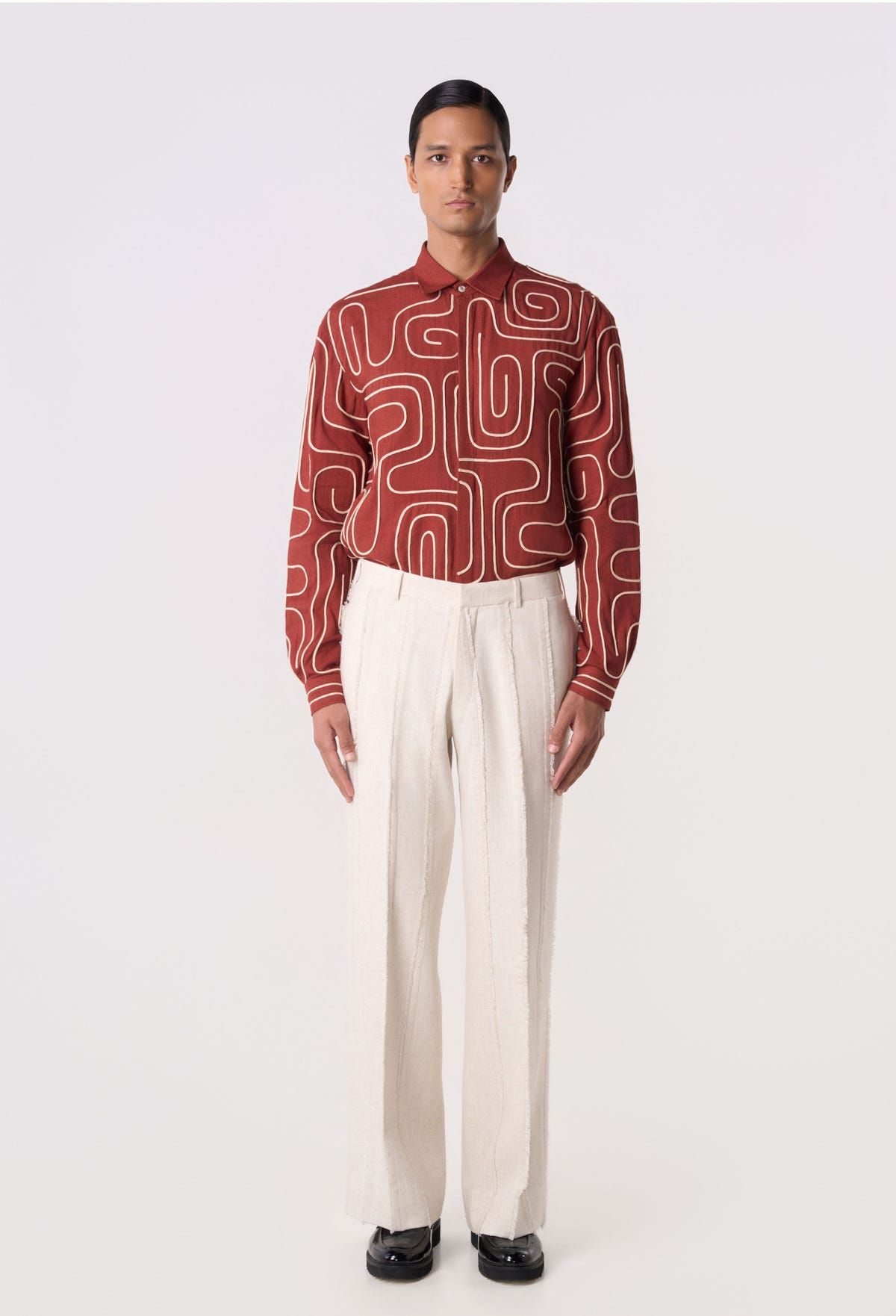 Rift Panel Trousers Off White - image 4