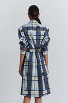 Vintage Checkered Shirt Dress view 2
