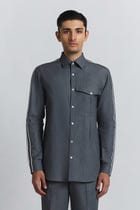 Geofaceted Piping Shirt view 1