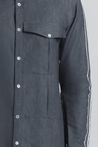 Geofaceted Piping Shirt view 5