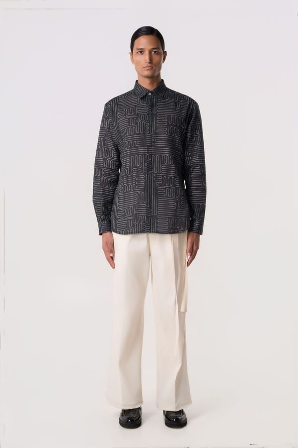 Line out Line — Monograph Shirt