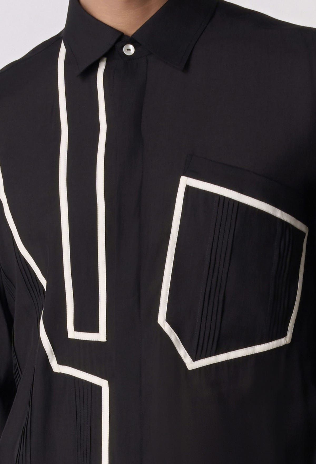 Contoured Piping Shirt - image 5