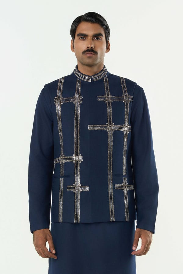 Line out Line — Beam Bandi Jacket - Navy Blue