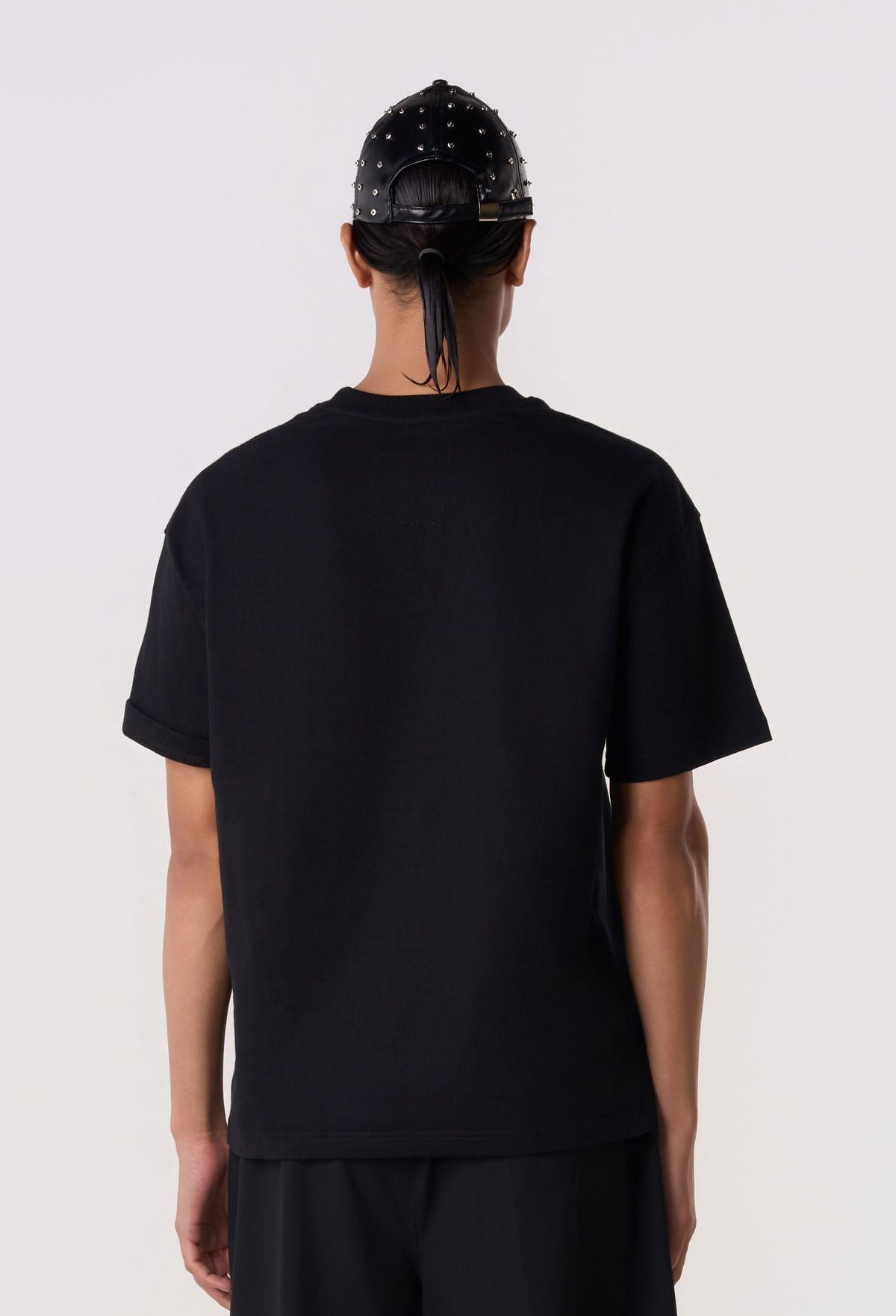 Contour Piping T-Shirt Black - image 2