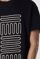 Contour Piping T-Shirt Black view 5