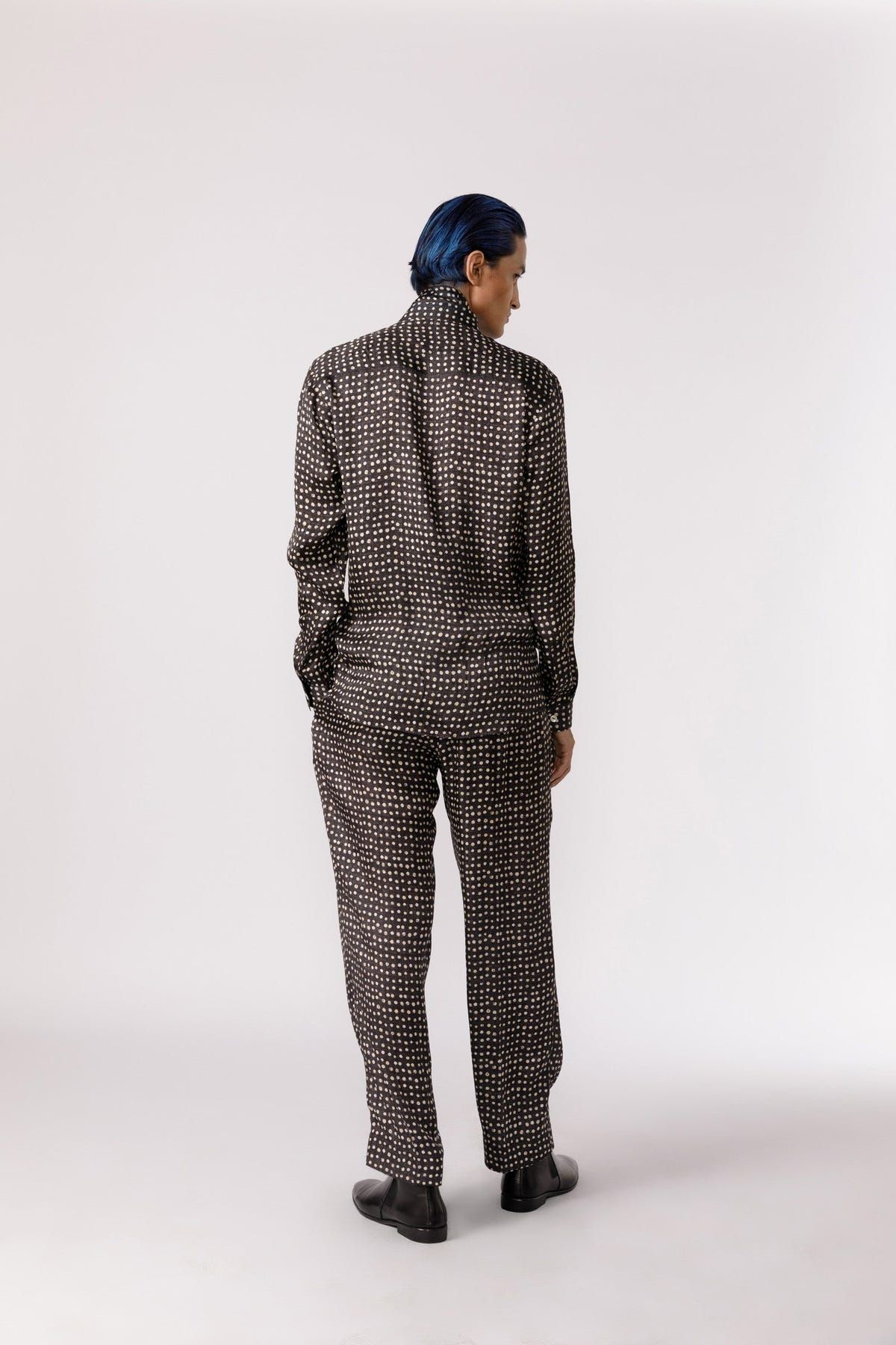 Polka dot printed shirt - image 3