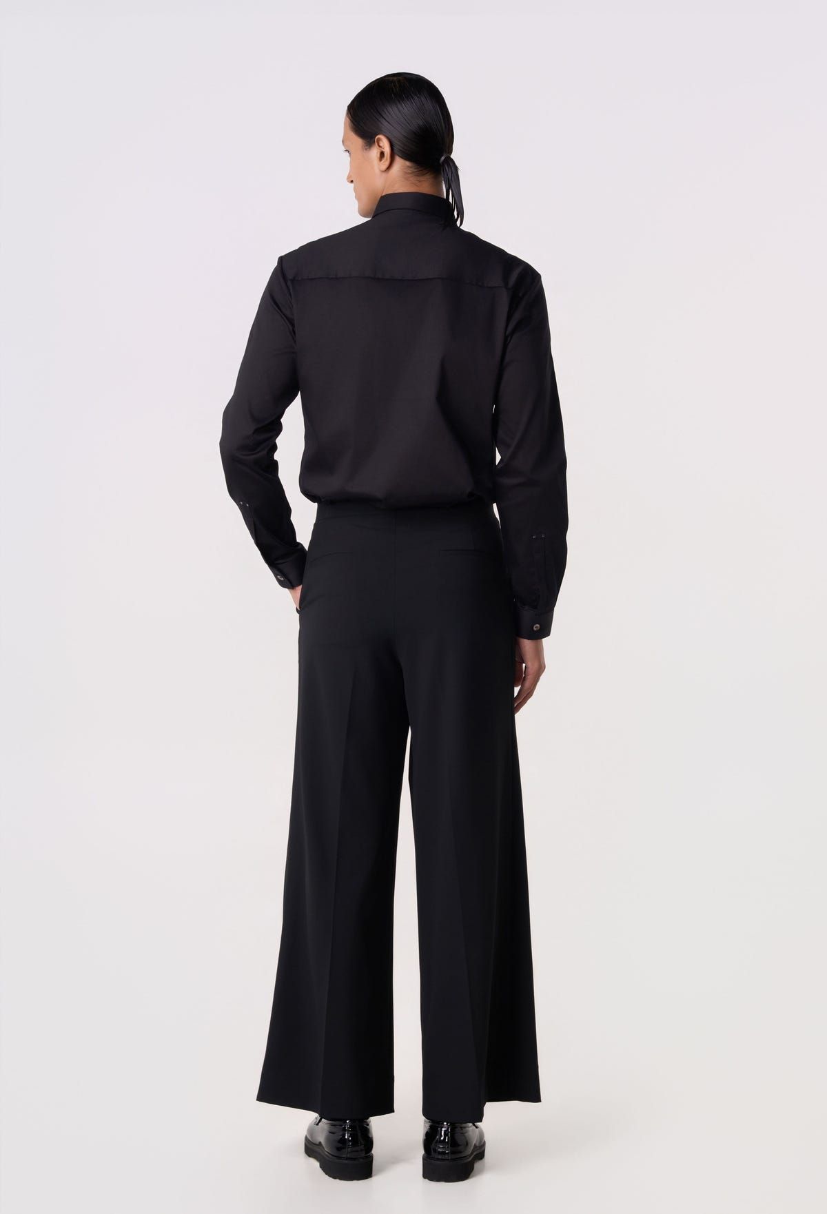 Pivot Pleat Wide Trousers - image 5