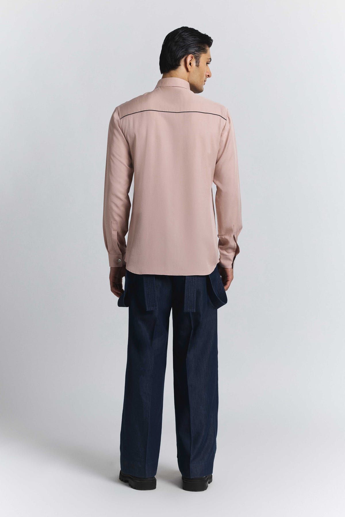 Polylineal Embroidered Shirt - image 4