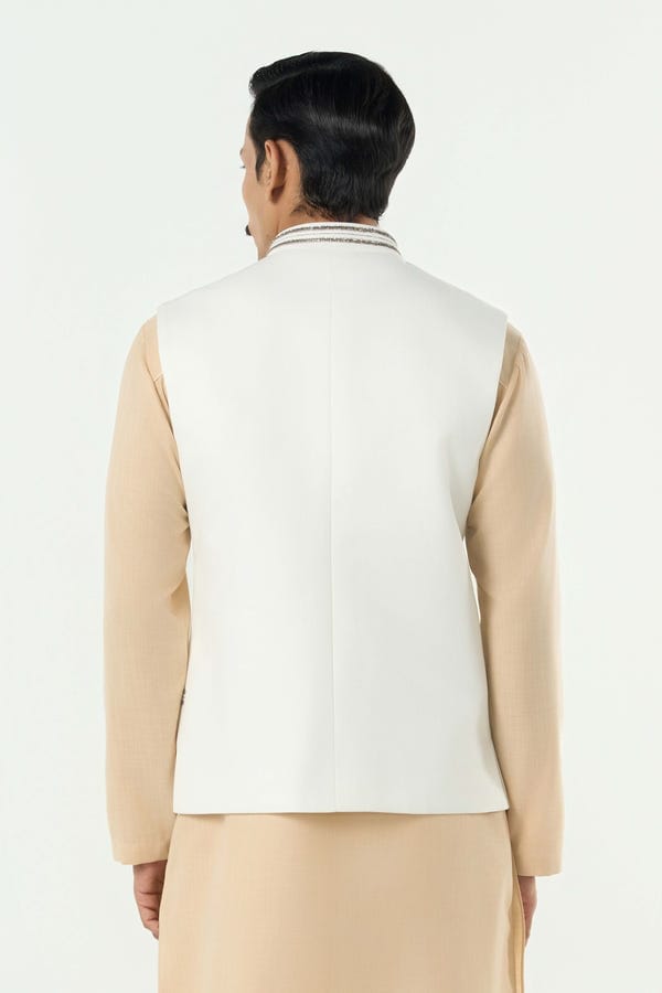 Line out Line — Beam Bandi Jacket - Off White