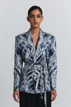 Vortex Print Blazer view 1