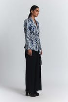 Vortex Print Blazer view 5