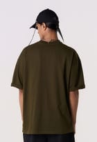 Multi-Patch Graphic T-Shirt Olive view 2