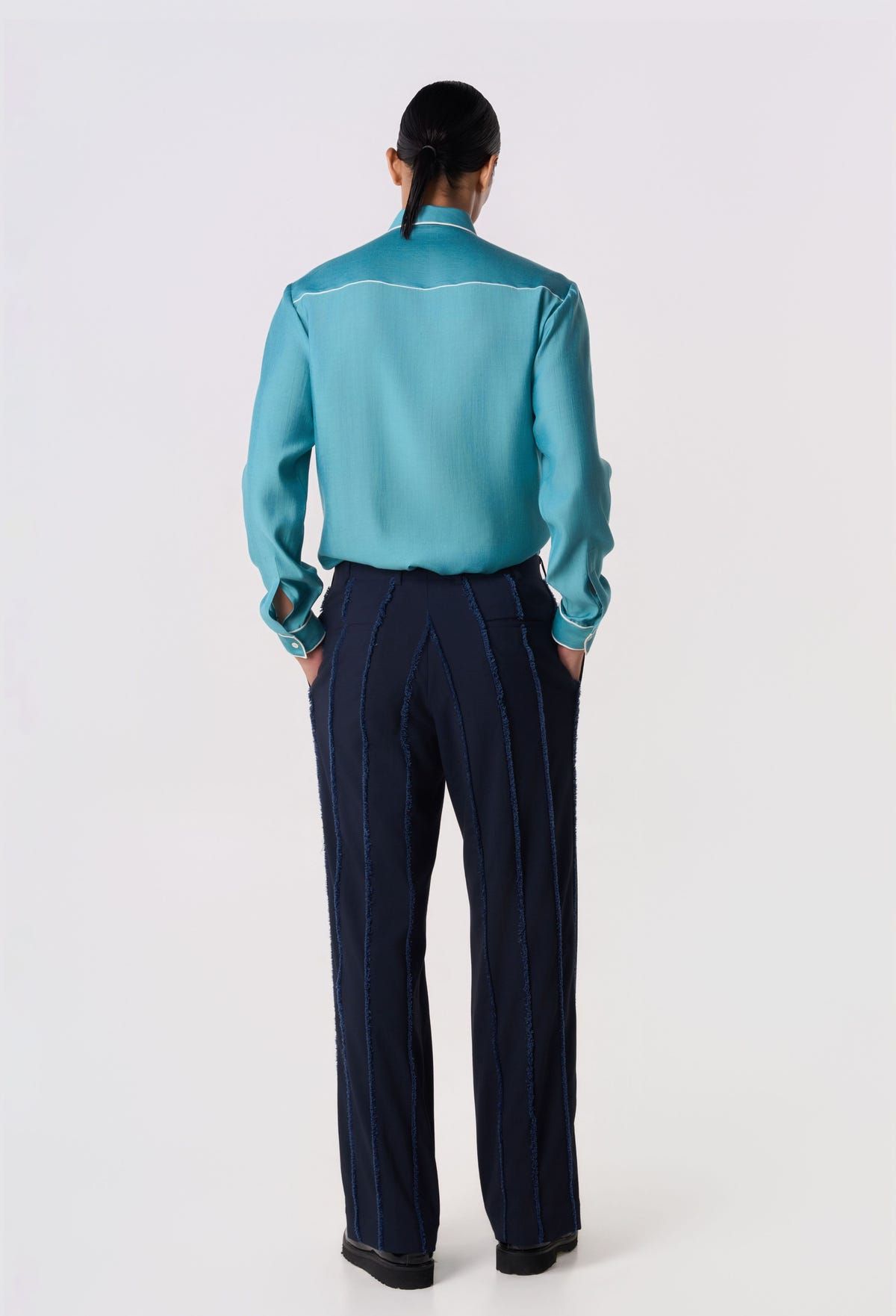 Rift Panel Trousers Navy - image 5