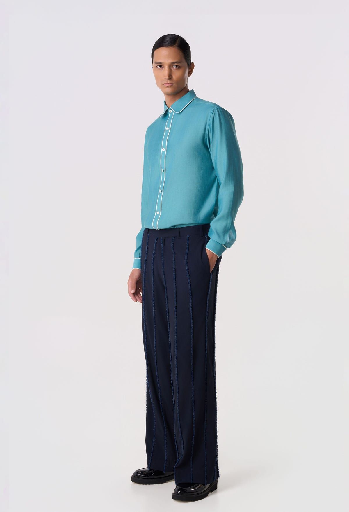 Rift Panel Trousers Navy - image 6