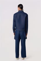 Raw-Edge Trucker Shacket view 5